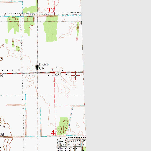 Topographic Map of Saginaw Radiation Oncology Center, MI