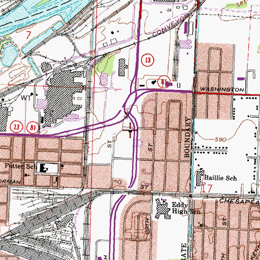 Topographic Map of New Fellowship Church of God, MI