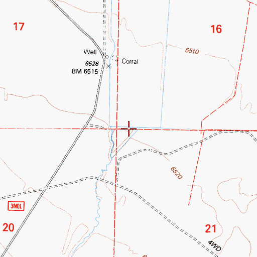 Topographic Map of Adobe Creek, CA