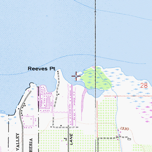 Topographic Map of Adobe Creek, CA