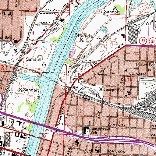 Topographic Map of Christ Fellowship Baptist Church, MI