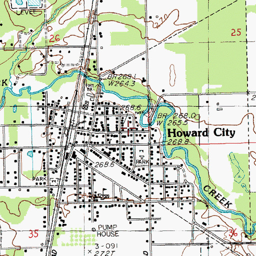 Topographic Map of Edgerton Upper Elementary School, MI