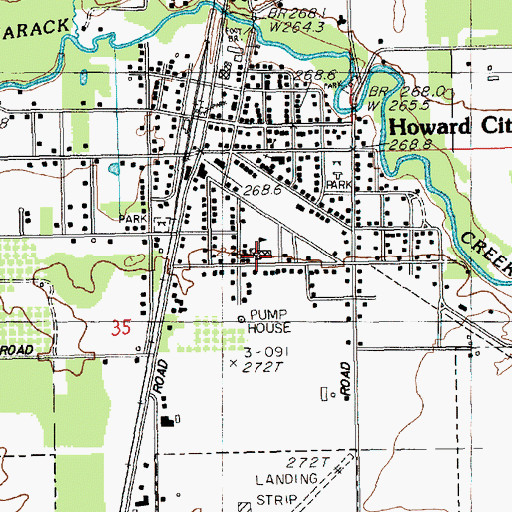 Topographic Map of MacNaughton Elementary School, MI