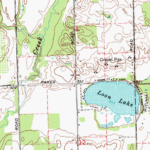 Topographic Map of Victory Lane Sport Park, MI