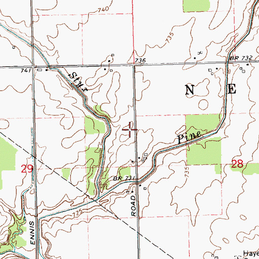 Topographic Map of Country Side Christian School, MI