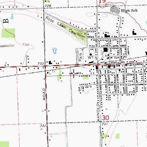 Topographic Map of Family Medical Care, MI
