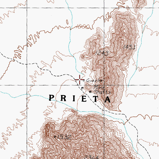 Topographic Map of Catch Basin, AZ