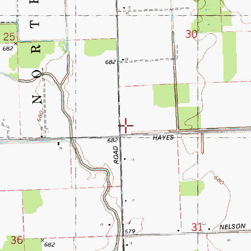 Topographic Map of Stella Post Office (historical), MI