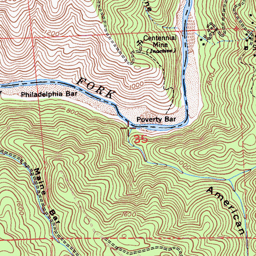 Topographic Map of American Canyon, CA
