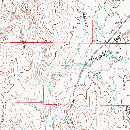 Topographic Map of American Gulch, AZ