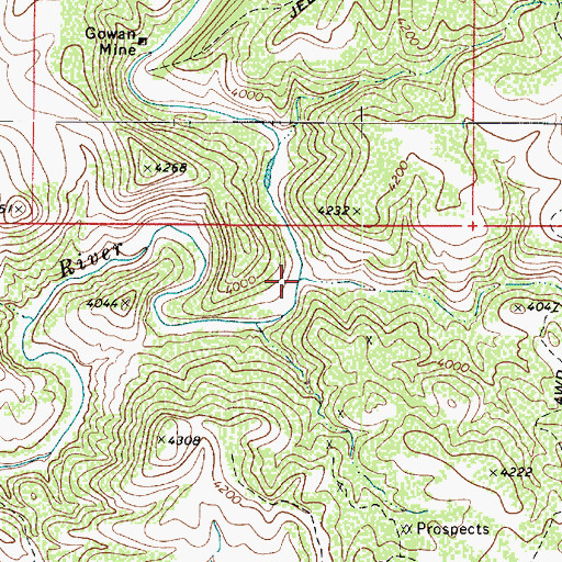 Topographic Map of American Gulch, AZ
