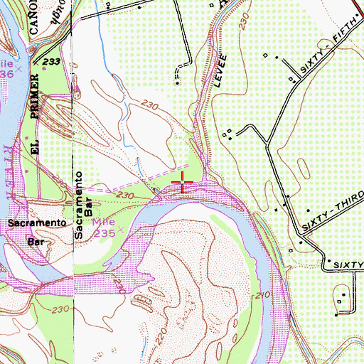 Topographic Map of Antelope Creek, CA