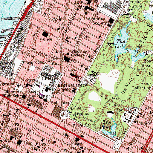 Topographic Map of Avard Learning Center, NY