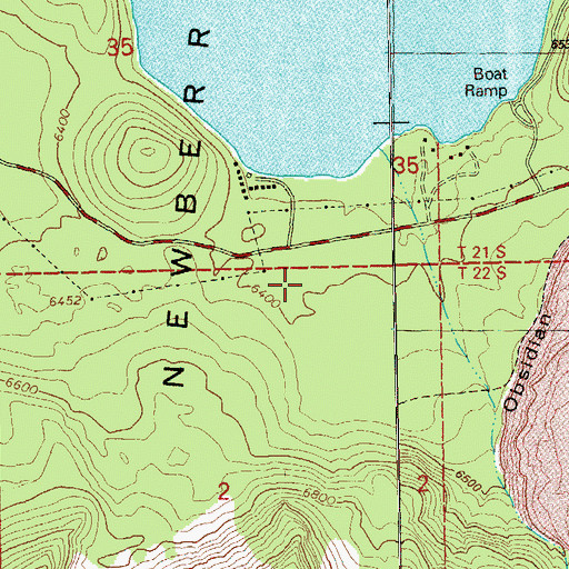 Topographic Map of Chief Paulina Trailhead, OR