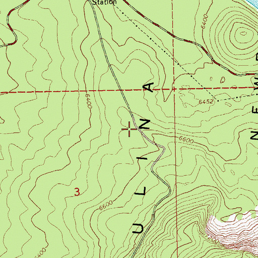 Topographic Map of Paulina Peak Trailhead, OR