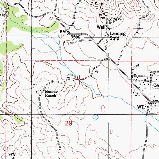 Topographic Map of Amigo Wash, AZ