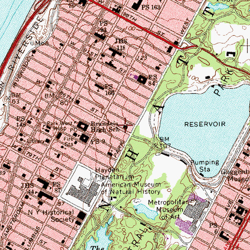 Topographic Map of Childrens Computer School, NY