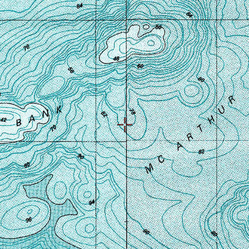 Topographic Map of Northwest Straits, WA