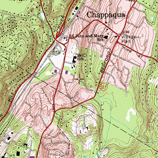 Topographic Map of Tercia Brook, NY