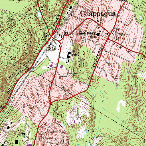 Topographic Map of Tercia Brook, NY