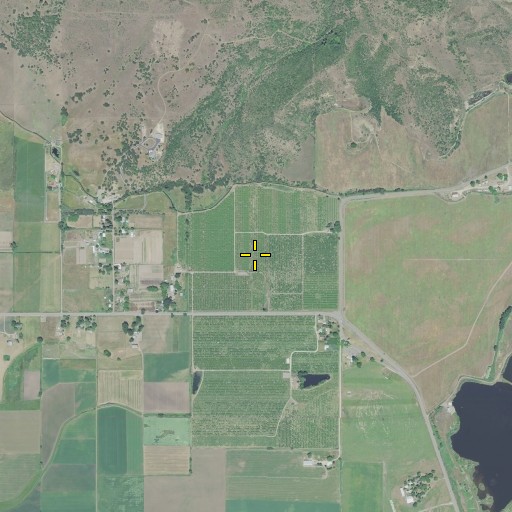 Aerial/Satellite Image of Hull Orchard, OR