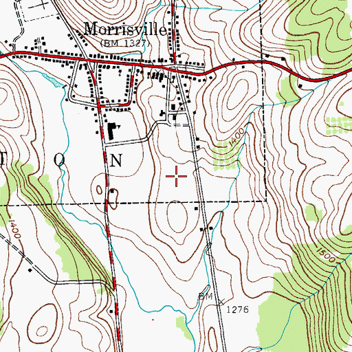 Topographic Map of Student Activities Building, NY