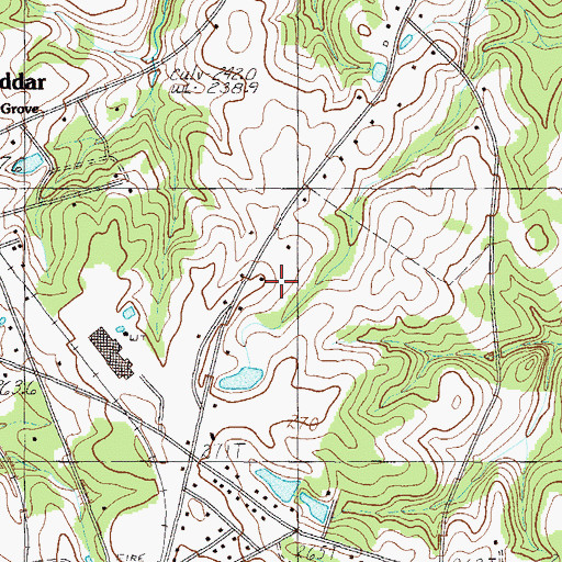 Topographic Map of Callaham Orchards, SC