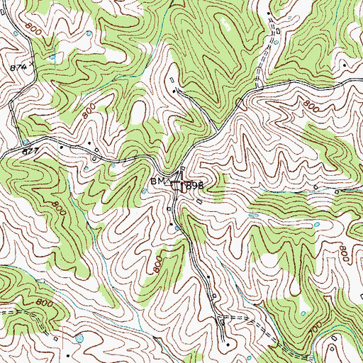 Topographic Map of Beagle School (historical), KY