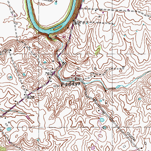Topographic Map of Cynthiana Nursery (historical), KY