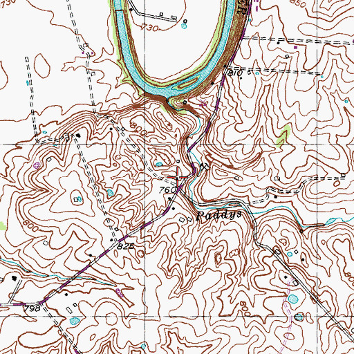 Topographic Map of East Lair School (historical), KY