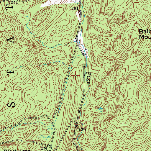 Topographic Map of South Bay Quarry, NY