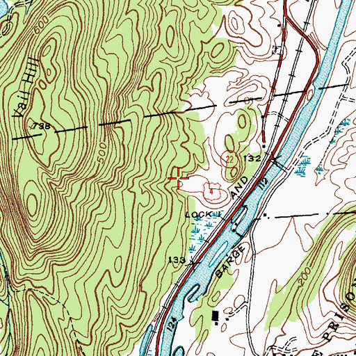 Topographic Map of Fort Ann Quarry, NY