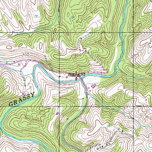 Topographic Map of Blackburn School (historical), KY