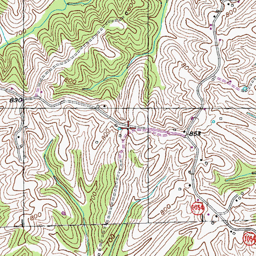Topographic Map of Cram School (historical), KY