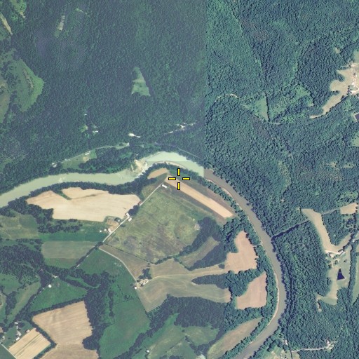 Aerial/Satellite Image of Irving Bottom, KY