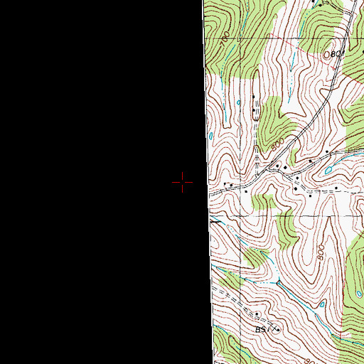 Topographic Map of New Hope School (historical), KY