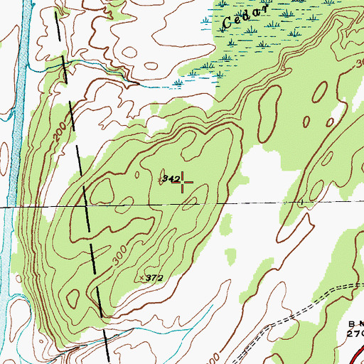 Topographic Map of Hartford Quarry, NY