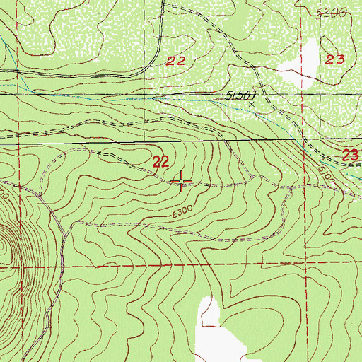Topographic Map of Meissner Shelter, OR