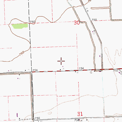 Topographic Map of Windmill Swine Farm, OH