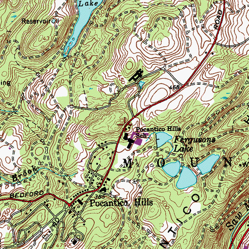 Topographic Map of Winterburn Hill, NY