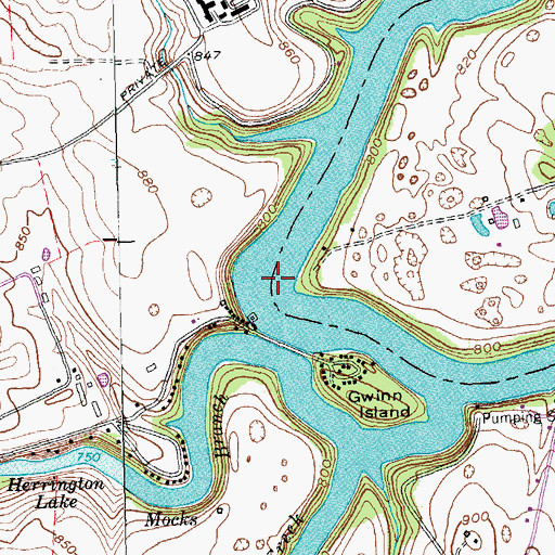 Topographic Map of Fisher Ford (historical), KY