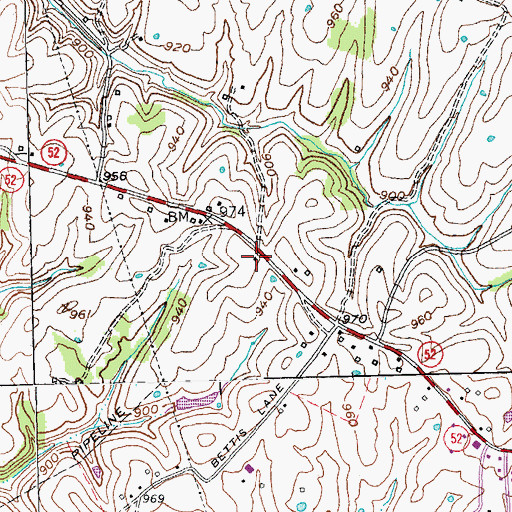Topographic Map of Herring School (historical), KY