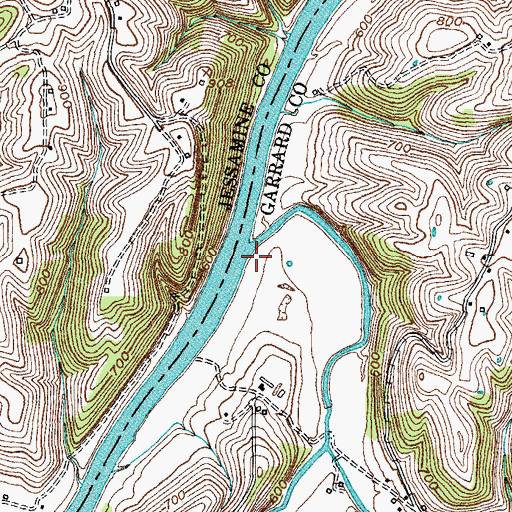 Topographic Map of Stone Post Office (historical), KY