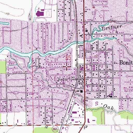 Topographic Map of Lighthouse Fellowship Chapel, FL