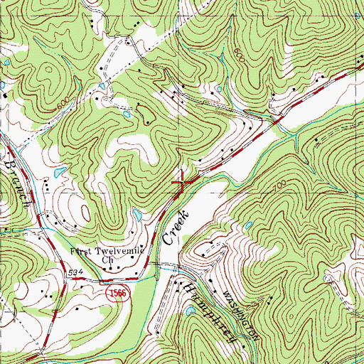 Topographic Map of Marr Post Office (historical), KY
