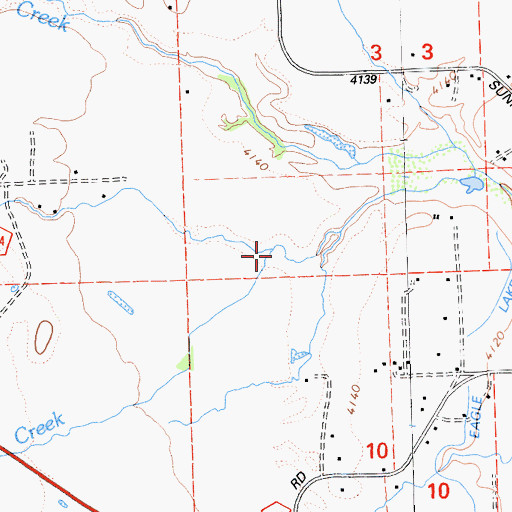 Topographic Map of Bankhead Creek, CA