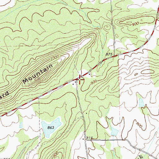 Topographic Map of Deliverance Tabernacle of Praise - South, GA