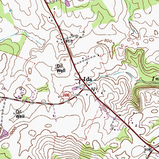 Topographic Map of Sprowls School (historical), KY