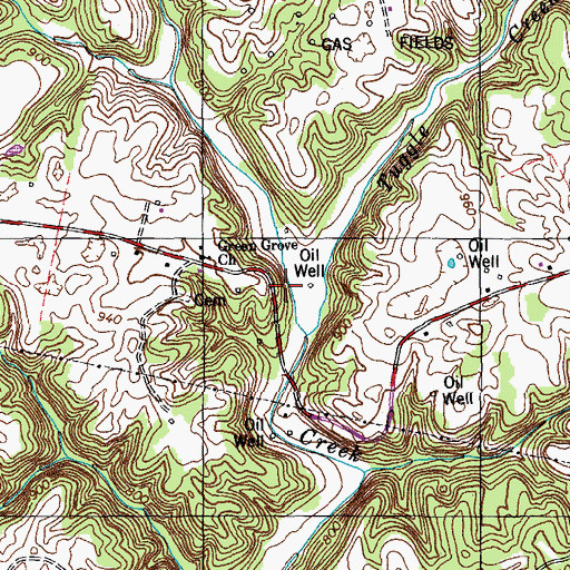 Topographic Map of Sterretts Mill (historical), KY
