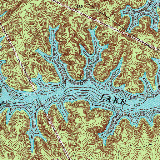 Topographic Map of Waterview School (historical), KY